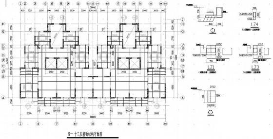 15层剪力墙结构住宅楼CAD施工图纸 - 1