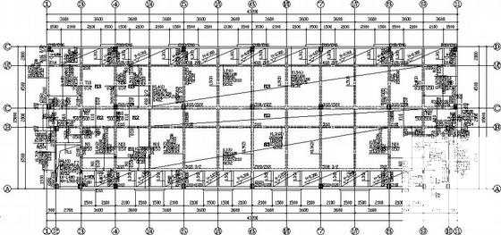 4层框架宿舍楼结构CAD施工图纸(钢筋混凝土柱) - 3