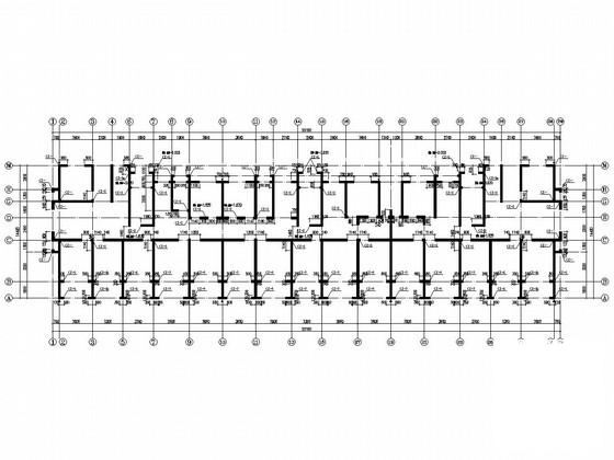 6层桩基础砖混结构住宅楼结构CAD施工图纸 - 3