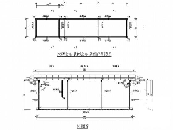砌体结构污水处理厂结构CAD施工图纸（6度抗震） - 3