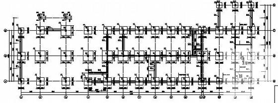 2层联合厂房框架结构CAD施工图纸(钢筋混凝土雨篷) - 3