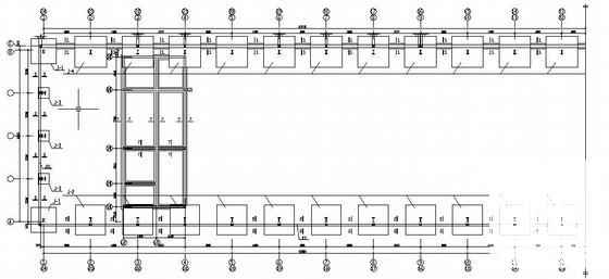 单层桩基础钢结构厂房结构CAD施工图纸（7度抗震） - 1