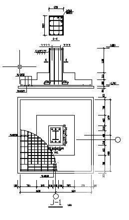 单层桩基础钢结构厂房结构CAD施工图纸（7度抗震） - 2