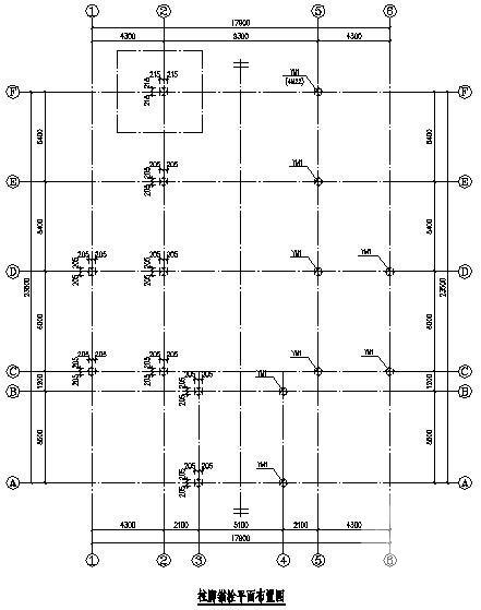 ]独立基础钢框架婚礼堂结构CAD施工图纸（8度抗震） - 1