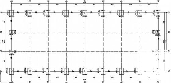 独立基础门式刚架成品仓库结构CAD施工图纸（6度抗震） - 1