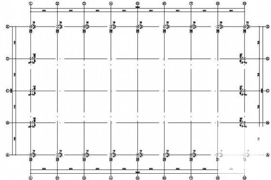 30米跨门式刚架厂房结构CAD施工图纸（6度抗震） - 1