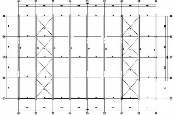 30米跨门式刚架厂房结构CAD施工图纸（6度抗震） - 2