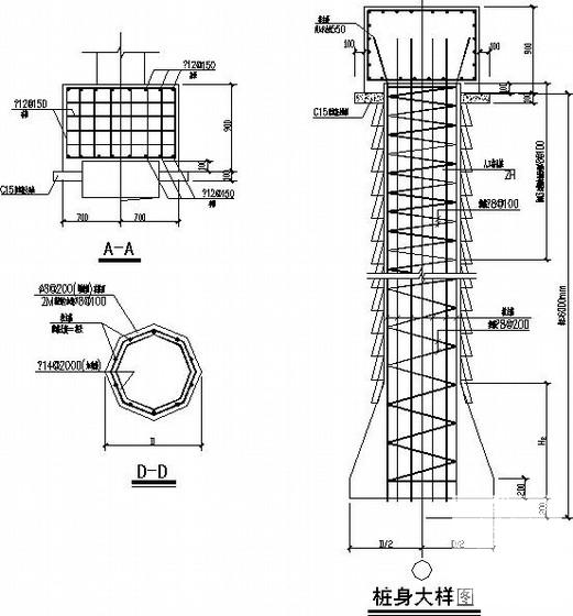 5层框架综合楼结构CAD施工图纸(平面布置图) - 4