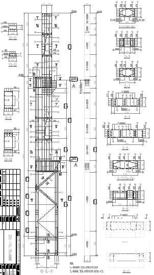 大型钢铁厂房预制混凝土柱CAD施工图纸及柱详细设计图纸 - 4