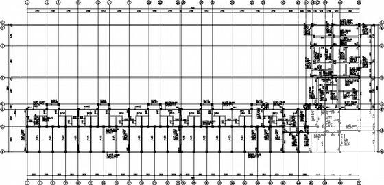 经济适用房框架结构CAD施工图纸(平面布置图) - 2