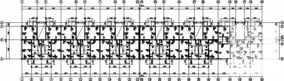 经济适用房框架结构CAD施工图纸(平面布置图) - 3