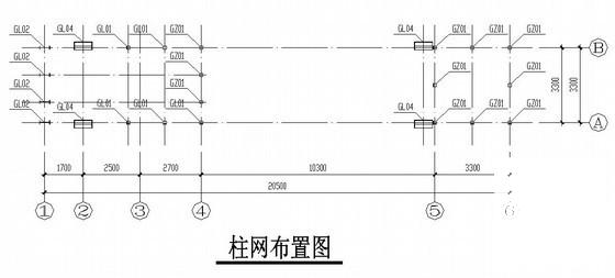 门式刚架电厂钢结构大门结构CAD施工图纸（6度抗震） - 2