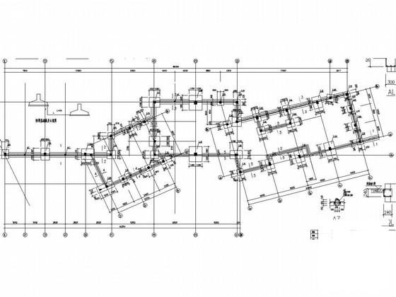 两层框架结构陶瓷创作基地CAD施工图纸（建筑图纸） - 1