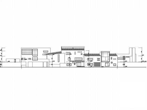 两层框架结构陶瓷创作基地CAD施工图纸（建筑图纸） - 5