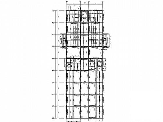 独立基础门式刚架结构厂房结构CAD施工图纸(楼板配筋图) - 1