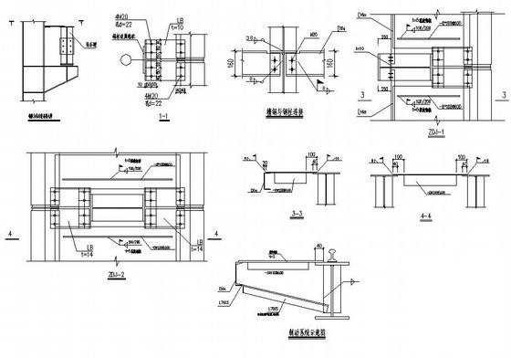 潜江钢结构厂房结构CAD施工图纸（6度抗震） - 4
