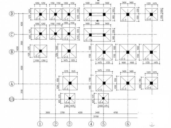 5层框架结构私人住宅楼CAD施工图纸（建筑图纸） - 1