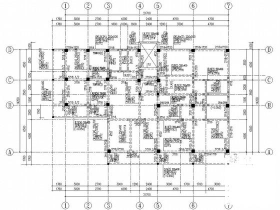 5层框架结构私人住宅楼CAD施工图纸（建筑图纸） - 3