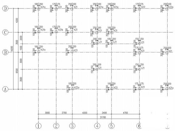 5层框架结构私人住宅楼CAD施工图纸（建筑图纸） - 5