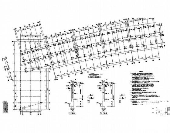 6层框架结构住宅CAD施工图纸（带阁楼） - 1