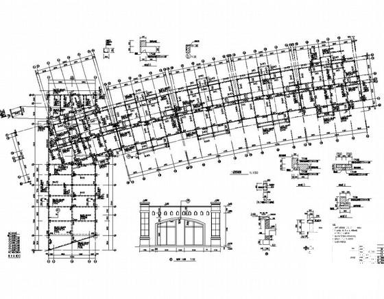 6层框架结构住宅CAD施工图纸（带阁楼） - 3