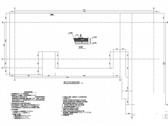 3层框架幼儿园活动室结构CAD施工图纸(平面布置图) - 3