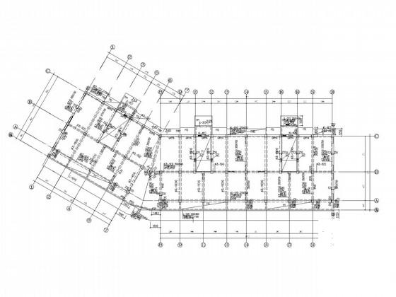 6层带车库住宅楼底框结构CAD施工图纸 - 3
