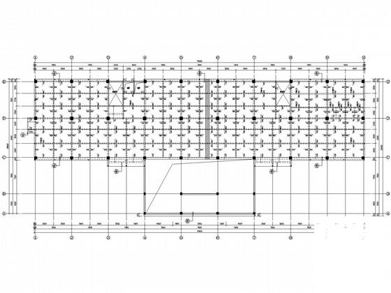 7层框架办公楼结构CAD施工图纸(梁配筋图) - 1