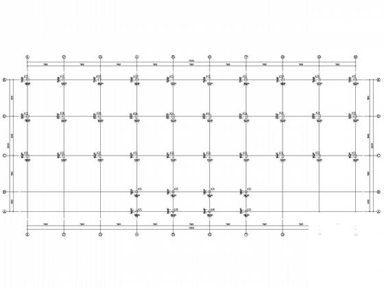 7层框架办公楼结构CAD施工图纸(梁配筋图) - 4