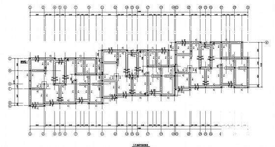 4层砌体结构住宅结构CAD施工图纸（条形基础6号楼） - 3