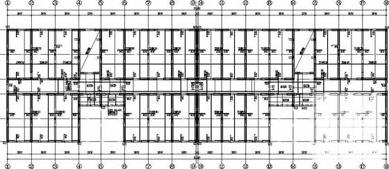 3层砖混学生宿舍楼结构CAD施工图纸（6度抗震） - 2