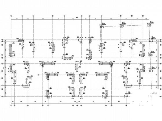 18层剪力墙住宅楼结构CAD施工图纸(平面布置图) - 3