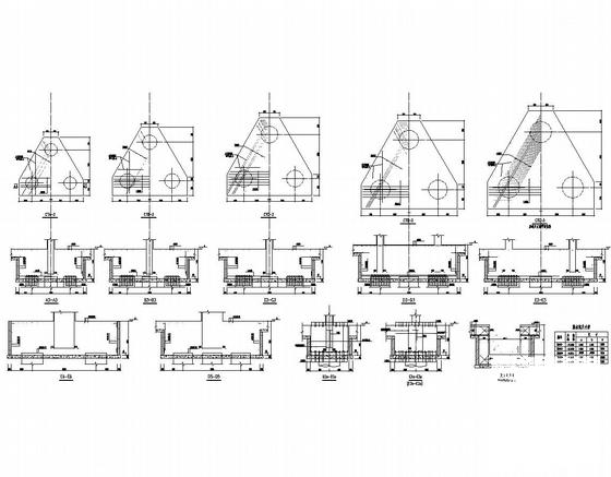 客运中心地下室结构CAD施工图纸(基础平面图) - 4