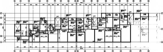 7层砌体结构条形基础拆迁安置楼结构CAD施工图纸 - 1