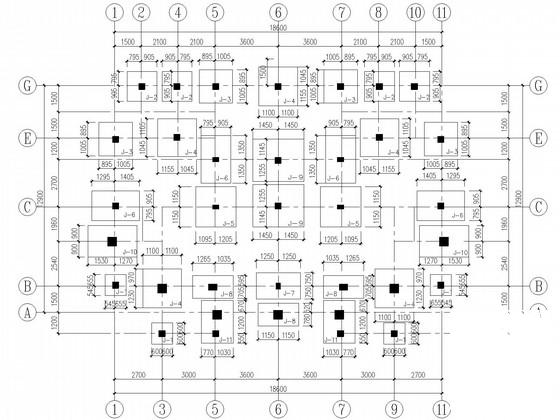 新农村4层框架别墅结构CAD施工图纸 - 2