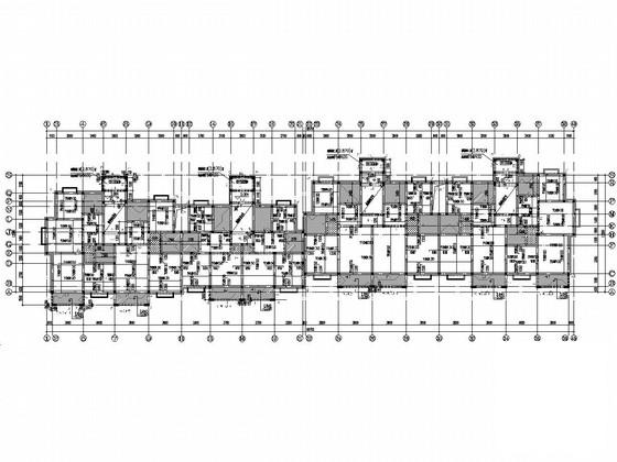 5层砌体结构条形基础住宅楼结构CAD施工图纸 - 2