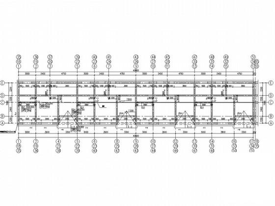 两层砌体结构条形基础住宅楼结构CAD施工图纸（7度抗震） - 3