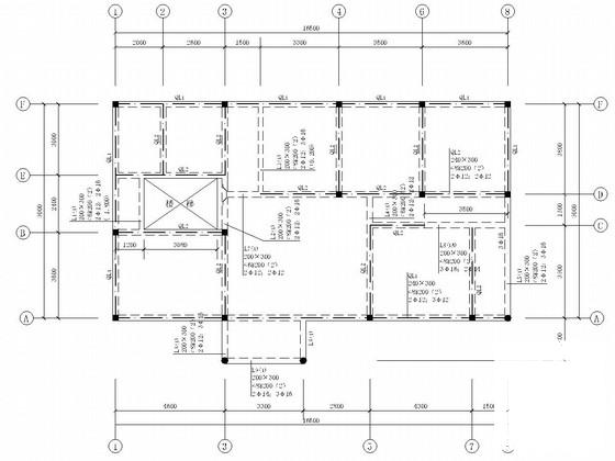 3层砌体结构条形基础住宅楼结构CAD施工图纸 - 3