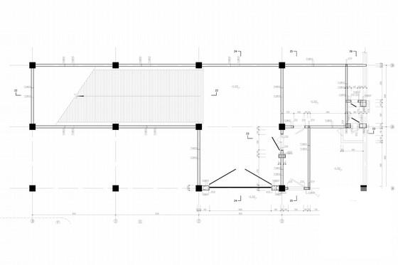 附建式地下室框剪结构CAD施工图纸(建筑) - 4