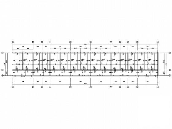 两层砌体结构教学楼结构CAD施工图纸（8度抗震） - 1