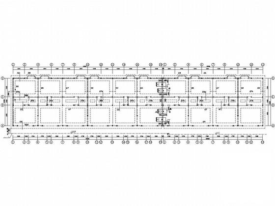 4层砌体结构条形基础别墅结构CAD施工图纸（7度抗震）(平面布置图) - 4