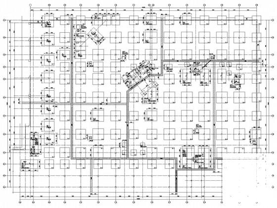 地下商场框架结构体系CAD施工图纸(梁平法配筋图) - 2