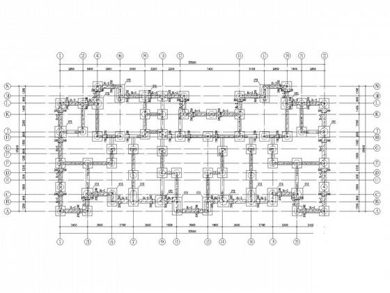 31层带跃层框剪结构住宅楼结构CAD施工图纸 - 3