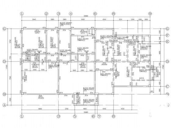 3层欧式别墅洋房结构CAD施工图纸（18张） - 1