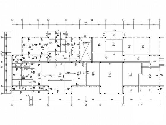 5层砌体结构桩基础住宅楼结构CAD施工图纸（6度抗震） - 3