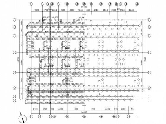 项目复合地基条形基础部分结构CAD施工图纸（节点详细设计图纸） - 3