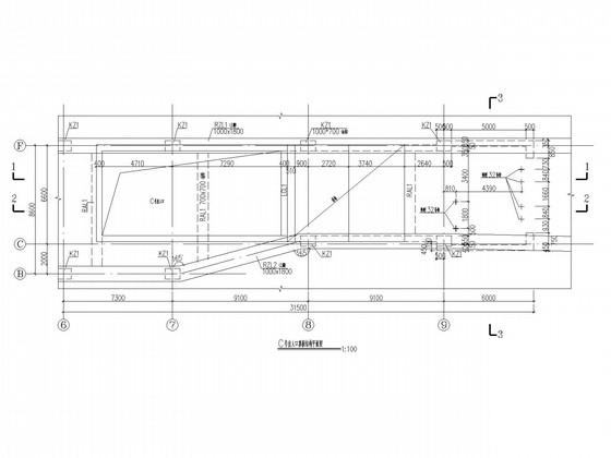 2层三跨箱形框架结构岛式地铁车站结构图纸(85张) - 2