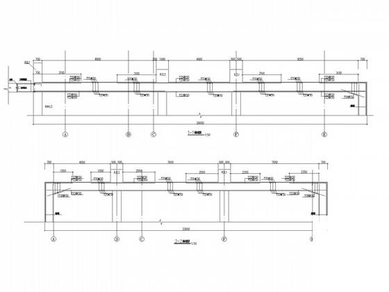 2层三跨箱形框架结构岛式地铁车站结构图纸(85张) - 4