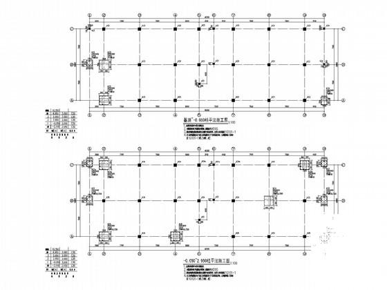 3层框架研发楼结构CAD施工图纸(条基) - 3