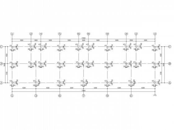 8层框架公寓楼结构CAD施工图纸(独基) - 4